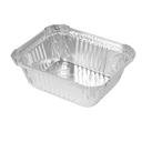 Chef's Seal Aluminum Silver Standard Weight Oblong Foil Pan, 1 Pound Capacity -- 1000 per case