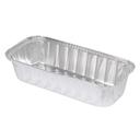 Chef's Seal Aluminum Silver Standard Weight Oblong Foil Pan, 3 Pound Capacity -- 250 per case