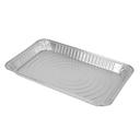 Chef's Seal Aluminum Silver Standard Weight Full Size Shallow Steamtable Pan, 20.9 inch Depth -- 50 per case