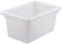 Winco Polypropylene White Half Size Food Storage Box, 18 x 12 x 9 inch -- 12 per case