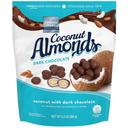 Edward Marc Coconut Almonds in Dark Chocolate, 5.5 Ounce -- 10 per case