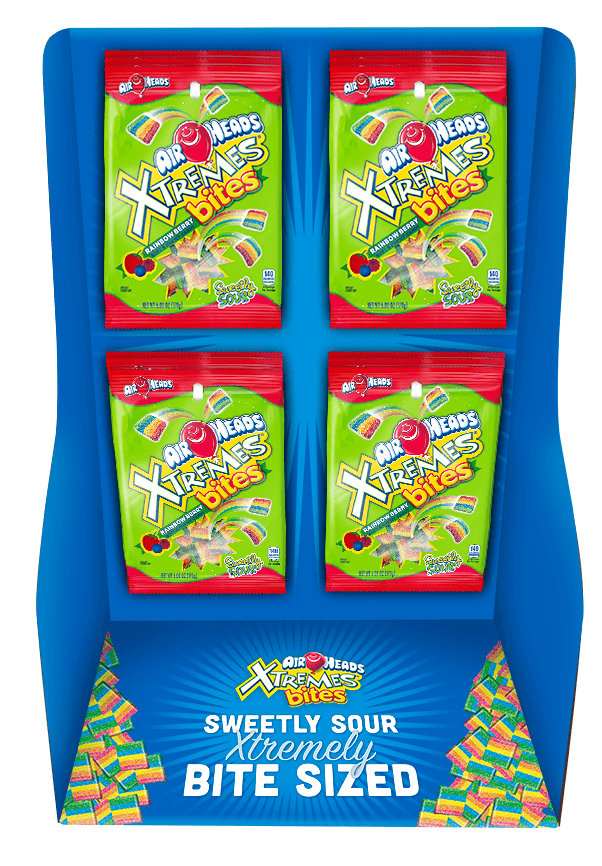 Airheads Xtremes Bite, 6 Ounce Peg Bag -- 12 per case.