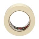 3M Tan 4.4 mil General Use Masking Tape, 48 mm x 55 Meter - 24 rolls per case