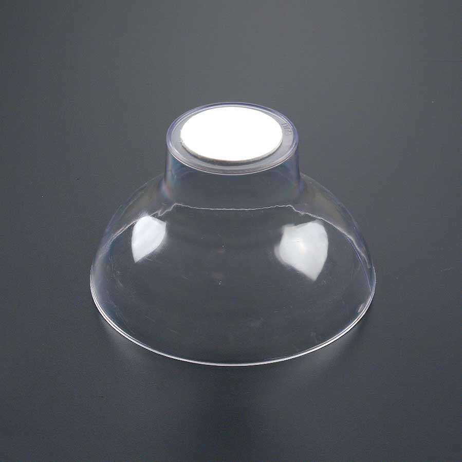 Yoshi Ware Emi Party Tray Clear Plastic Pedestal Dip Dish -- 24 per case.
