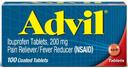 Advil Ibuprofen 200 mg Tablet, 100 per unit -- 36 per case