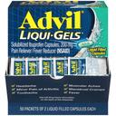 Advil Liqui Gels Solubilized Ibuprofen Liquid Filled Capsule - 50 count per pack -- 24 packs per case