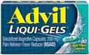 Advil Liqui-Gels Solubilized 200mg Ibuprofen Liquid-Filled Capsule, 80 per unit -- 36 per case