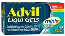 Advil Mini Liquid Gel Capsules, 160 count per pack -- 12 per case.