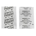Single Serv Flat Pepper Packet, 0.1 Gram -- 3000 per case.