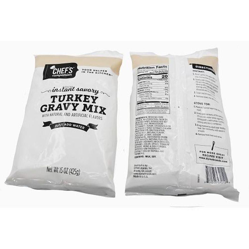 Chefs Companion Instant Turkey Gravy Mix, 15 Ounce -- per