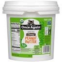 Once Again Nut Butter Organic Creamy No Salt Peanut Butter, 5 Pound -- 6 per case