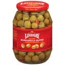 Lindsay Stuffed Manzanilla Green  Olives With Pimiento , 21 Ounce -- 6 per case
