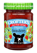 Crofters Organic Strawberry Just Fruit Spread, 10 Ounce -- 6 per case.