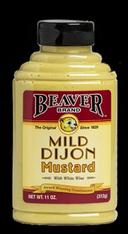 Beaver Mild Dijon Mustard, 11 Ounce Squeeze Bottle -- 6 per case