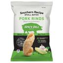 Southern Recipe Small Batch Spicy Dill Pork Rinds - Clip Strip, 2 Ounce -- 6 per case