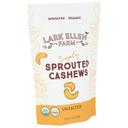 Lark Ellen Farm Organic Unsalted Simply Sprouted Cashews, 10 Ounce -- 6 per case