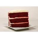 Mikes Pies 3 Layers 8 Cut Red Velvet Cake -- 2 per case.