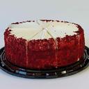 Mikes Pies 3 Layers 8 Cut Red Velvet Cake -- 2 per case.