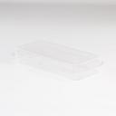 Detroit Foaming Clear Hinged Danish Container, 13.38 x 6.75 x 2.63 inch -- 250 per case.
