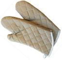 Intedge Tan Thermotex Oven Mitt, 17 inch 