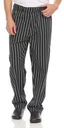Hey Chef Chalk Stripe 2X 3 Pocket Elastic Waist Zipper Fly Pant