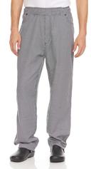Hey Chef Houndstooth Small 3 Pocket Elastic Waist Zipper Fly Pant