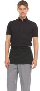 Hey Chef Black One Size 3 Pocket Waist Apron
