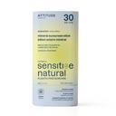 Attitude Natural Sensitive SPF 30 Unscented Sunscreen Stick, 2.1 Ounce