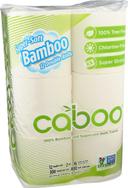 Caboo Fragrance Free Bath Tissue - 12 double rolls per pack -- 6 packs per case