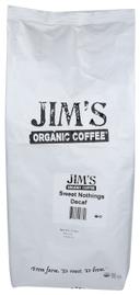 Jims Organic Coffee Sweet Nothing Decaf Coffee, 5 Pound