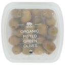 Divina Organic Pitted Green Olives, 4.9 Ounce -- 6 per case