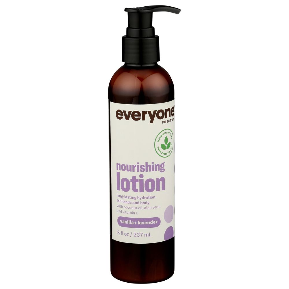 Everyone Vanilla Plus Lavender Nourishing Lotion, 8 Fluid Ounce