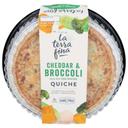 La Terra Fina Cheddar and Broccoli Quiche, 23 Ounce -- 6 per case