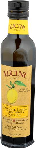 Lucini Lemon Extra Virgin Olive Oil, 8.5 Ounce -- 6 per case