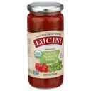 Lucini Italia Organic 100 Percent Rustic Tomato Basil Sauce, 16.5 Fluid Ounce -- 6 per case