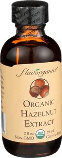 Flavorganics Organic Hazelnut Extract, 2 Ounce
