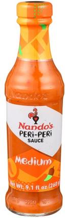 Nandos Medium Peri Peri Sauce, 9.1 Ounce -- 6 per case.