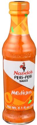 Nandos Medium Peri Peri Sauce, 9.1 Ounce -- 6 per case.