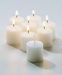 Hollowicks Select Wax Food Warmer Votive Candle, 1 7/16 inch Height -- 288 per case.