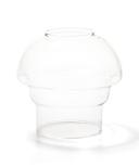 Hollowicks Clear Mushroom Globe Only, 3 1/2 inch Height.