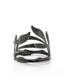 Hollowick Wrought Metal Leaf Ring Base, 2 3/4 x 3 1/8 x 3 1/8 inch.