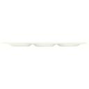 World Tableware Inc Chefs Selection Ultra Bright White 3-Well Tray -- 12 per case.