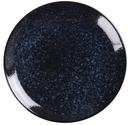 Yanco Blue Star Color Glazed Porcelain Blue Coupe Shape Round Plate, 12-1/8 x 1-1/2 inch -- 12 per case