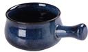 Yanco Blue Star Color Glazed Porcelain Blue Skillet Bowl with Handle, 22 Ounce -- 24 per case