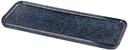 Yanco Blue Star Color Glazed Porcelain Blue Rectangular Plate, 13-3/4 x 5 x 5/8 inch -- 24 per case