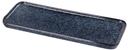 Yanco Blue Star Color Glazed Porcelain Blue Rectangular Plate, 15-7/8 x 5-1/2 x 5/8 inch -- 12 per case
