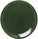 Yanco Green Gem Color Glazed Porcelain Green Round Plate, 9-1/8 x 1-1/4 inch -- 24 per case