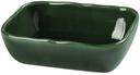 Yanco Green Gem Color Glazed Porcelain Green Rectangular Bowl, 10 Ounce -- 36 per case