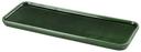 Yanco Green Gem Color Glazed Porcelain Green Rectangular Plate, 13-1/2 x 4-3/4 x 3/4 inch -- 24 per case