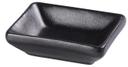 Yanco Noble Black Color Glazed Porcelain Black Sauce Dish, 1 Ounce -- 48 per case